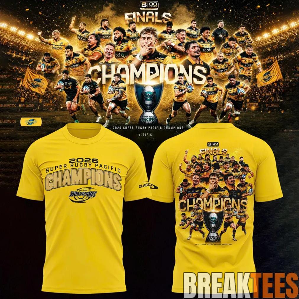 Hurricanes Super Rugby Pacific 2026 Champions Shirt
