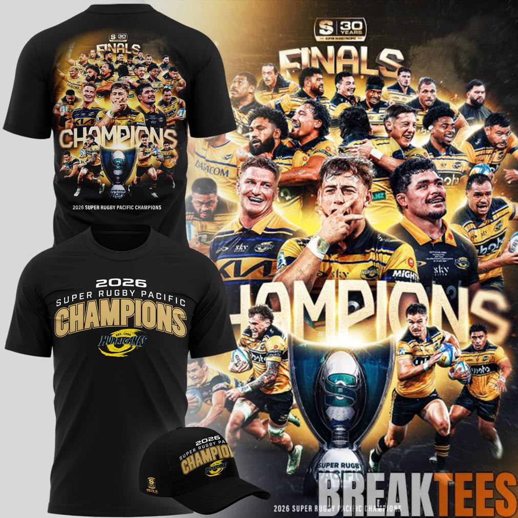 Hurricanes Super Rugby Pacific 2026 Champions Shirt