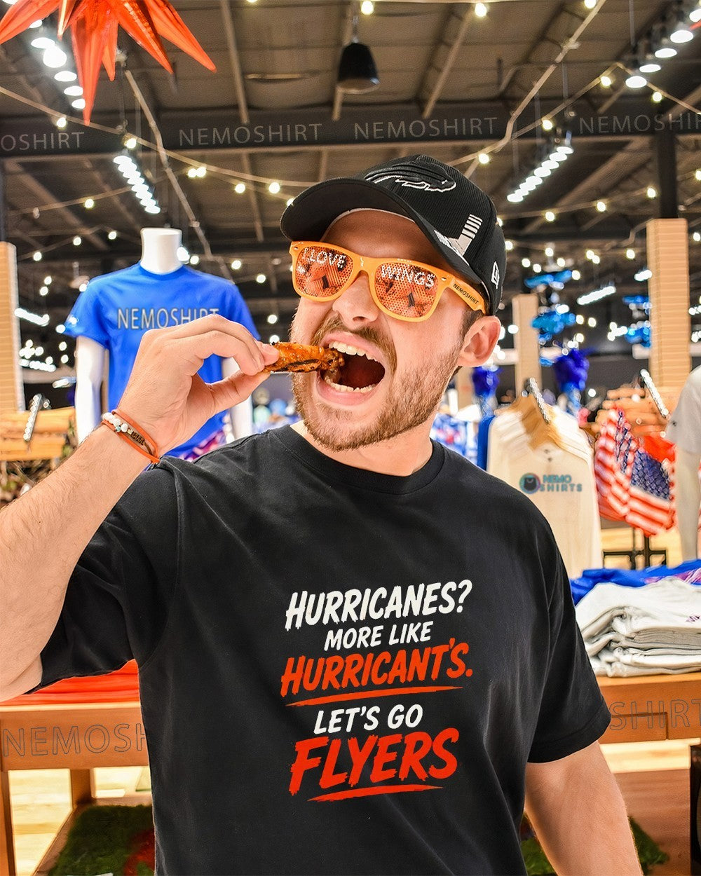 Hurricanes more like hurricant’s let’s go Philadelphia Flyers shirt