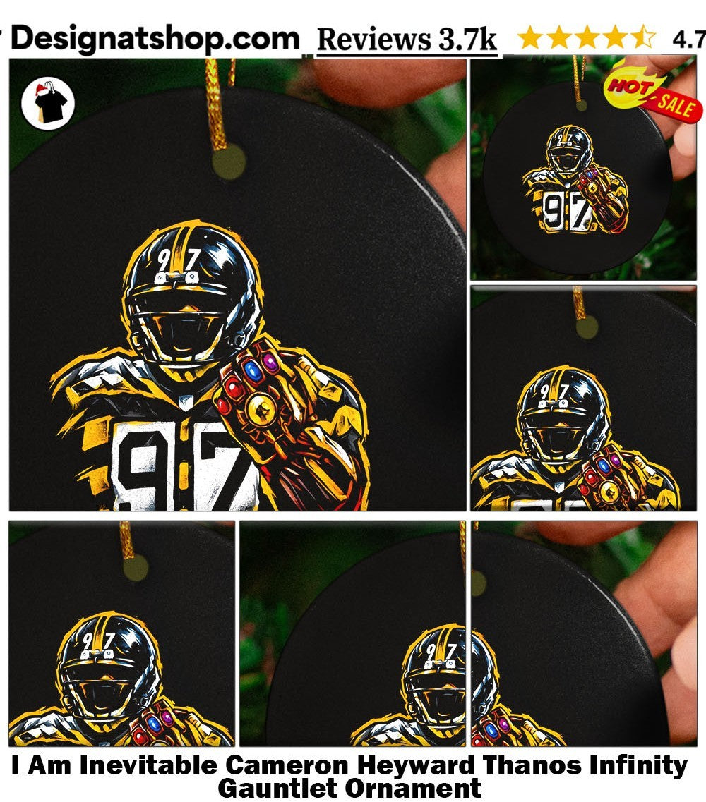 I Am Inevitable Cameron Heyward Thanos Infinity Gauntlet shirt