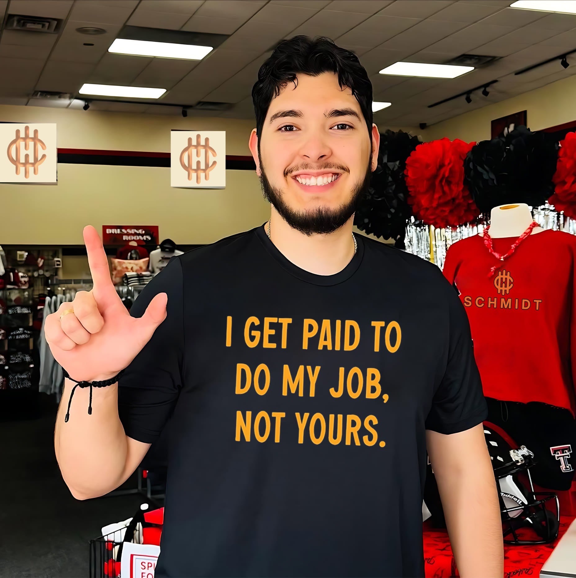 I Get Paid to Do My Job Not Yours workplace humor shirt