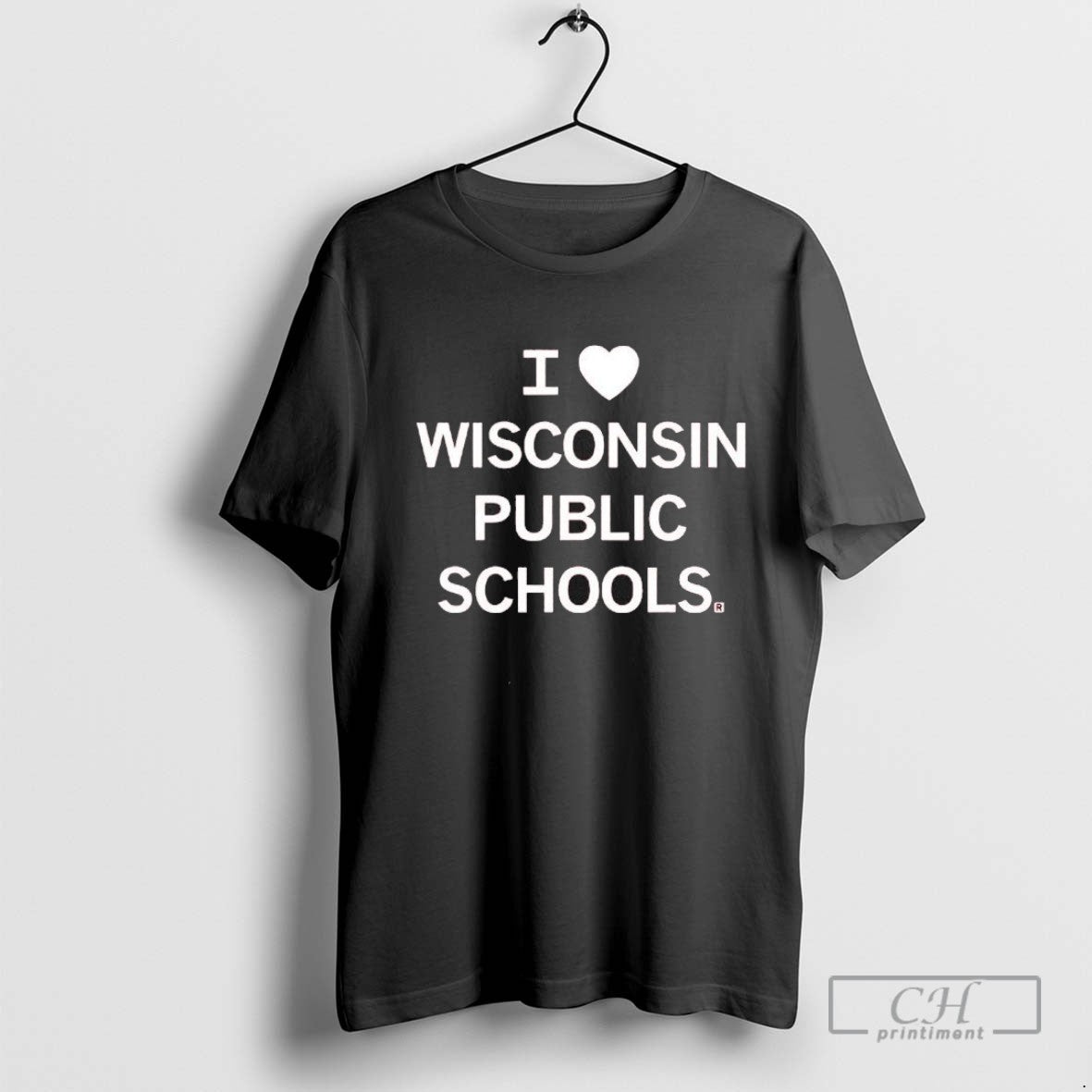I Heart Wisconsin Public Schools T Shirt Sweater