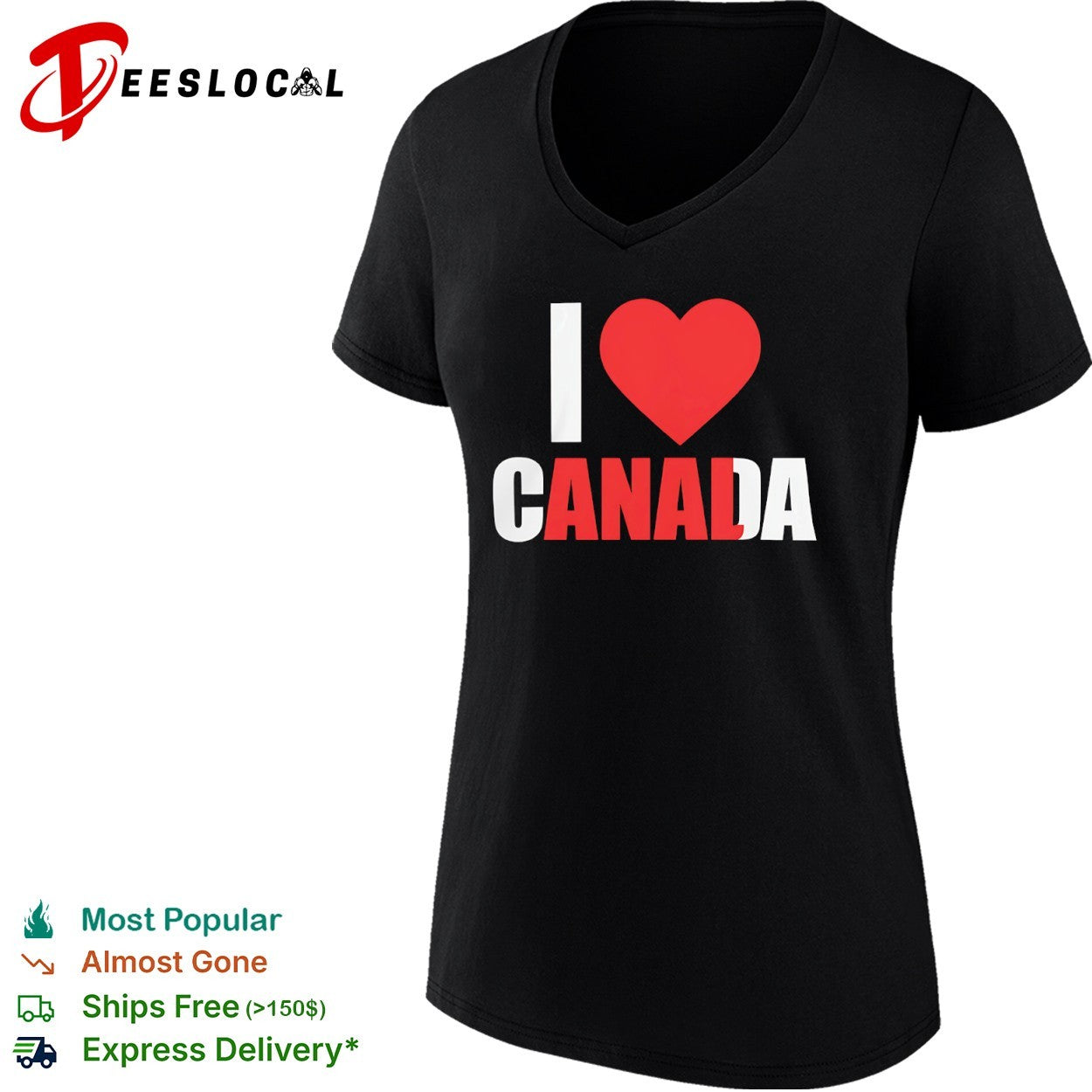 I Love Canada shirt