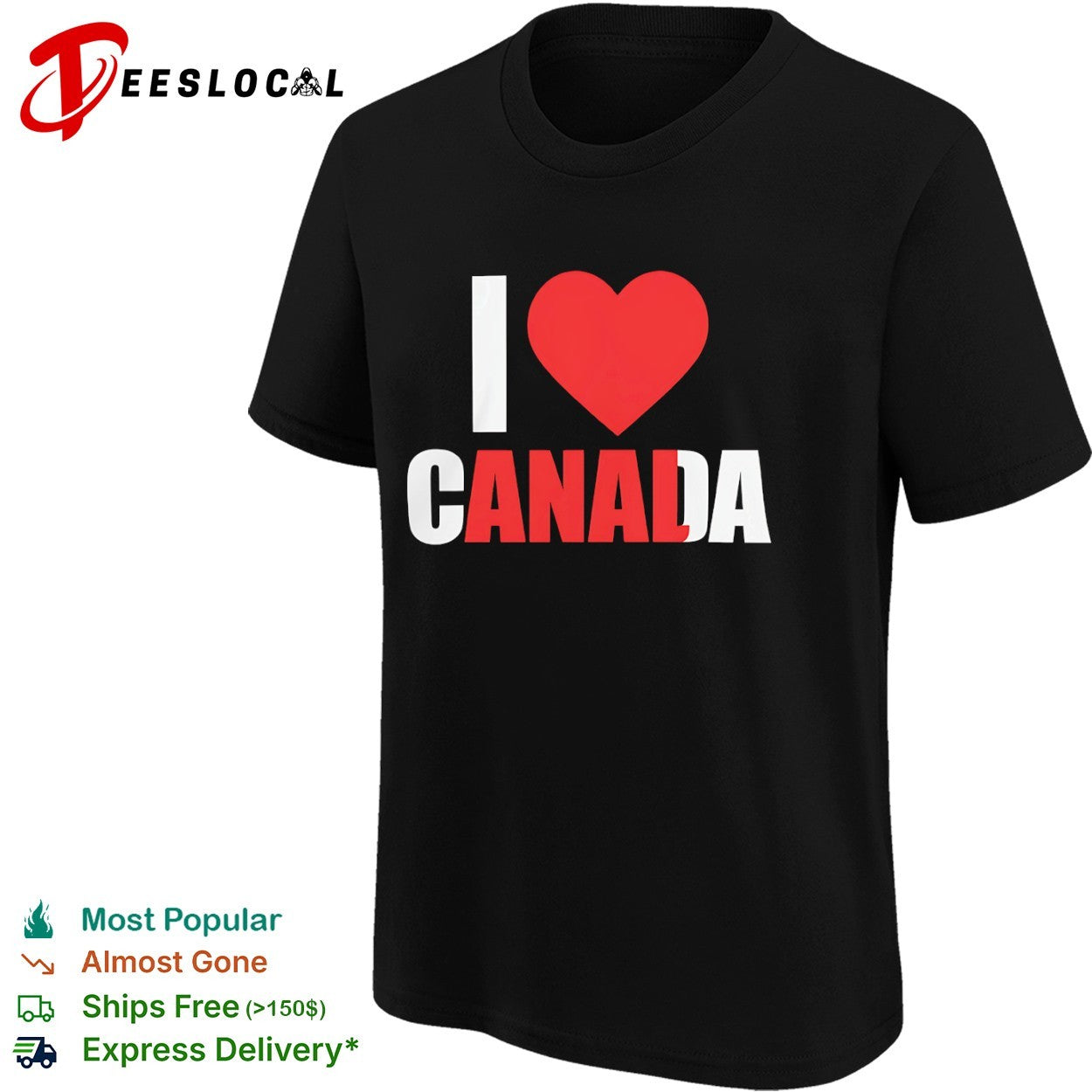 I Love Canada shirt