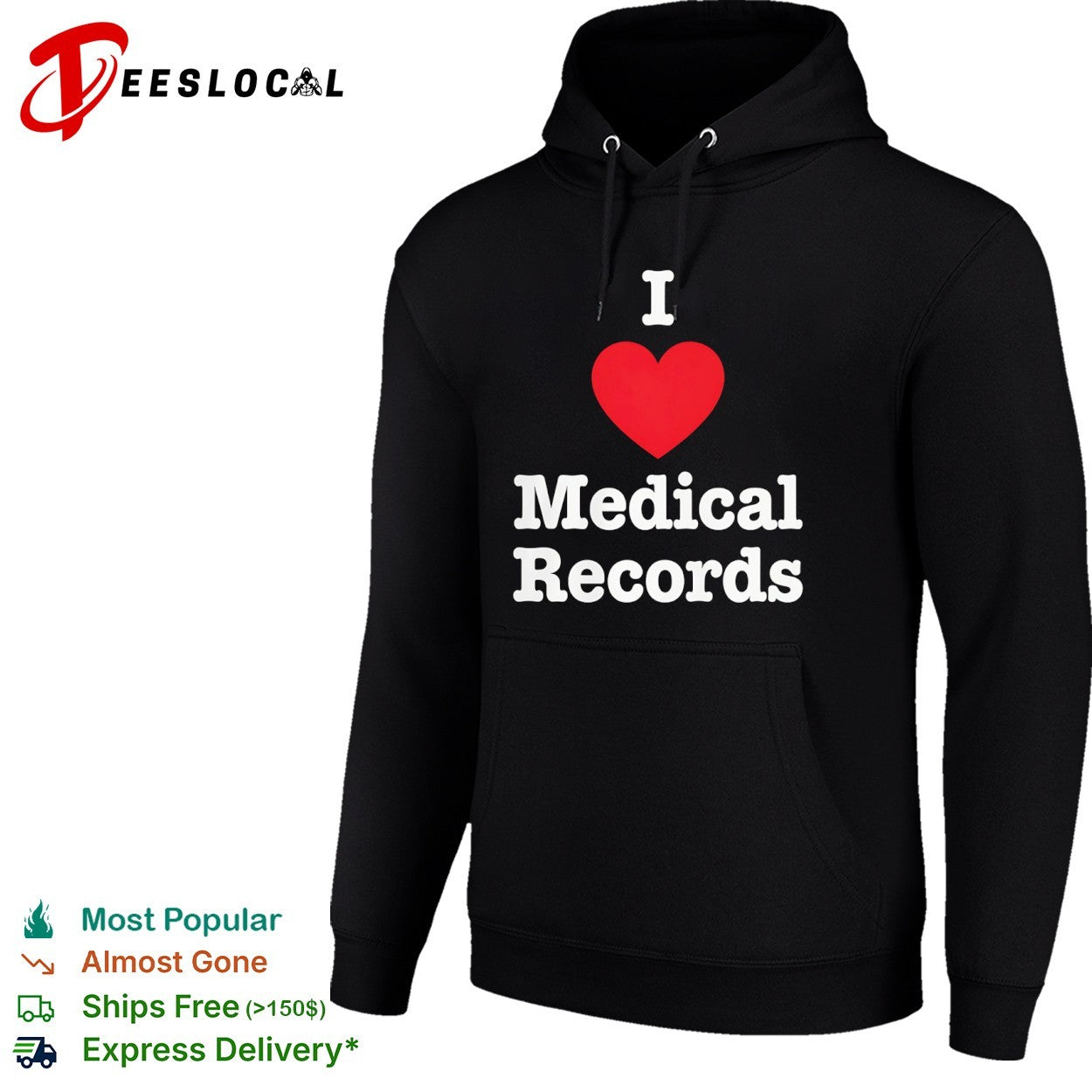 I Love Medical Records Shirt