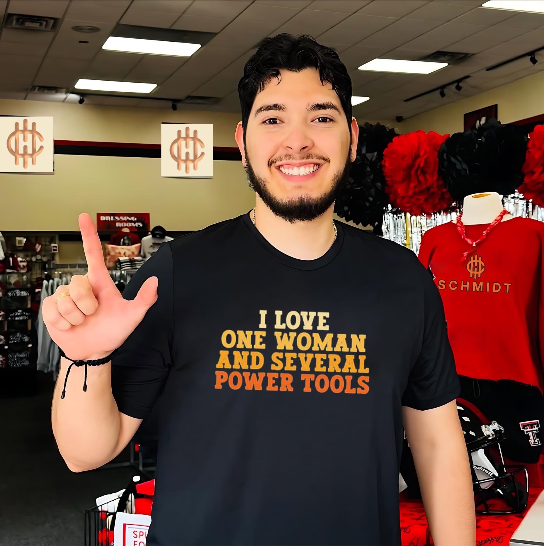 I Love One Woman and Several Power Tools shirt