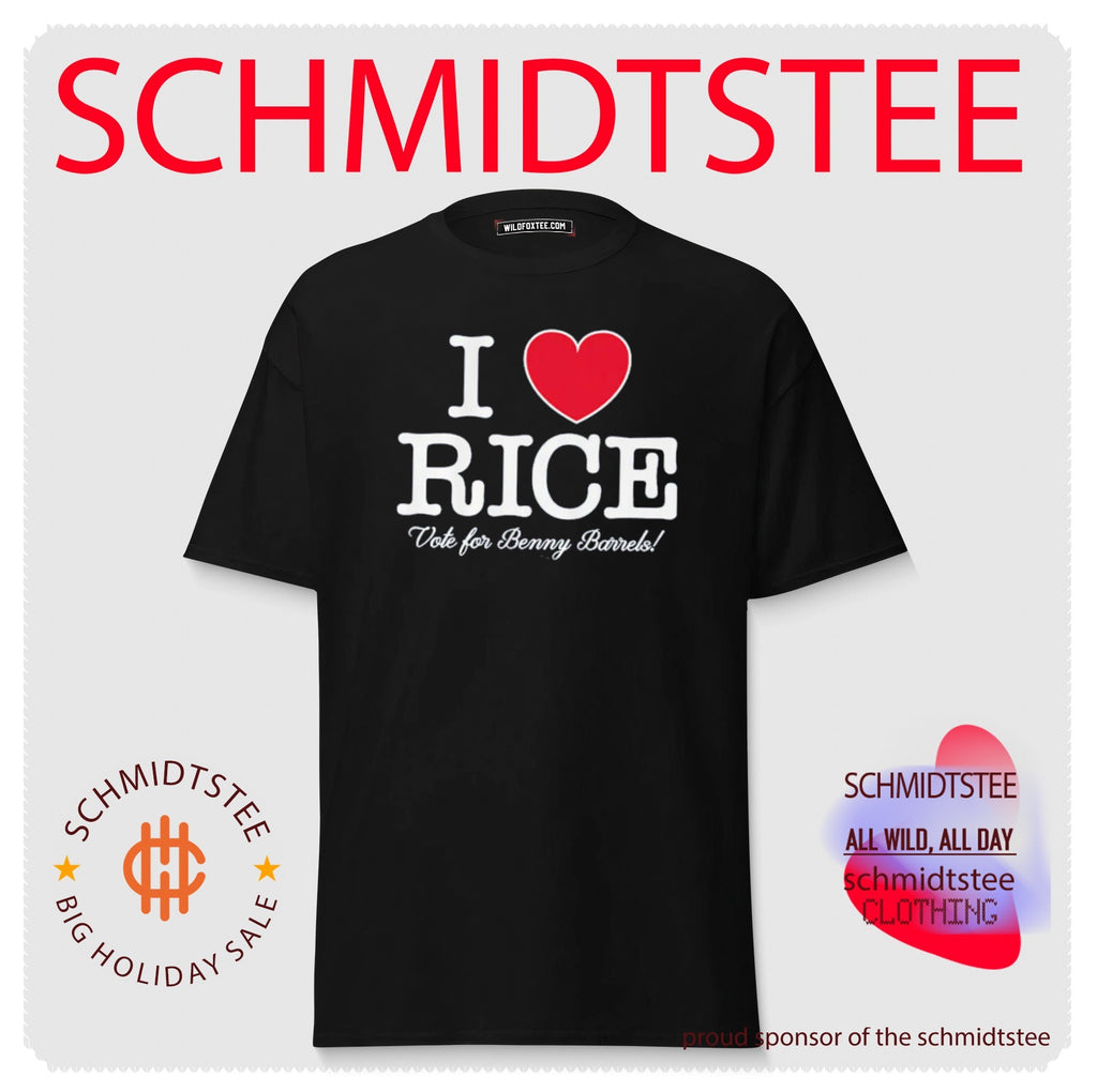 I Love Rice Vote for Benny Barrels New York Yankees shirt