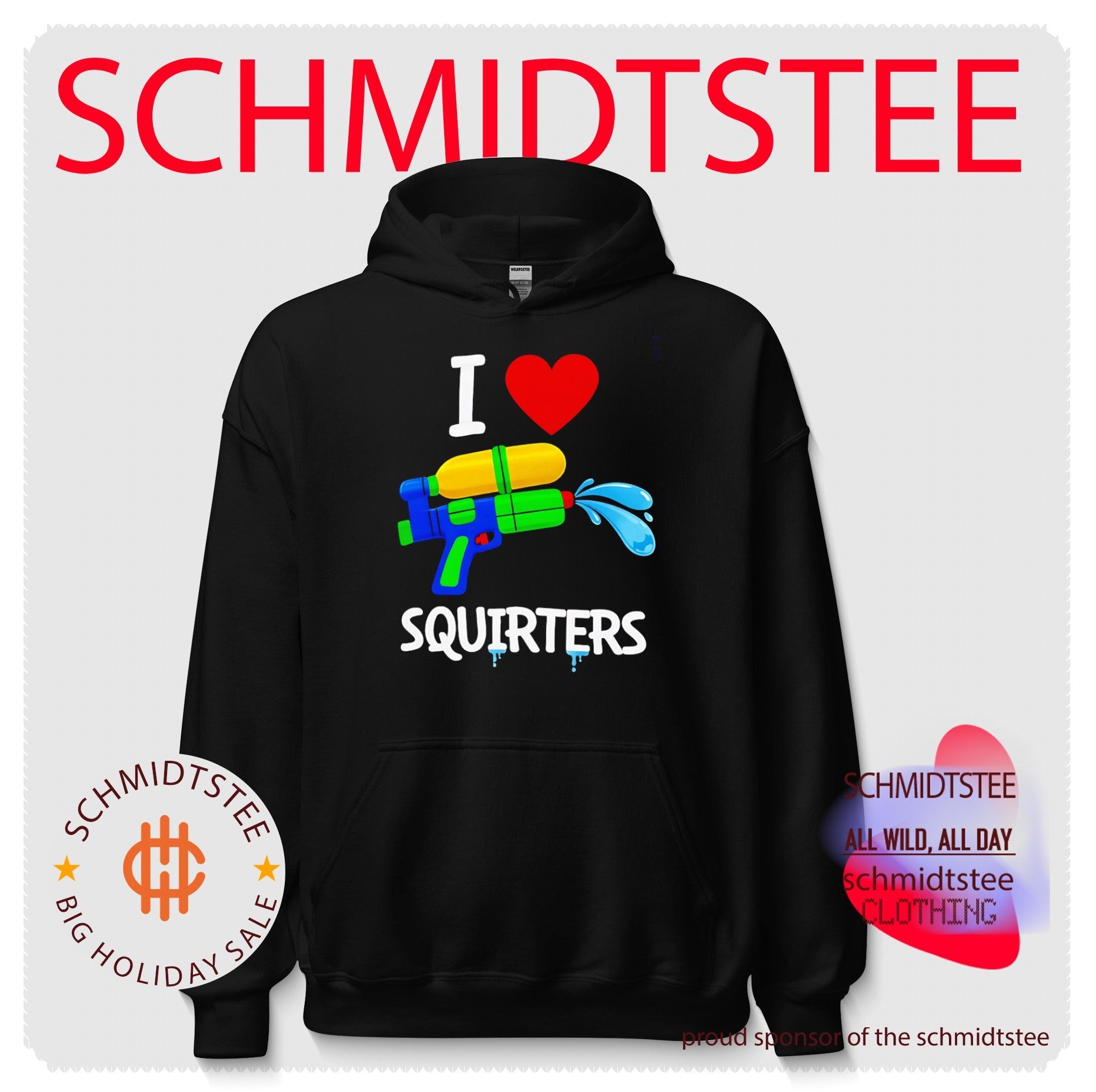 I Love Squirters Water Gun summer pool party shirt