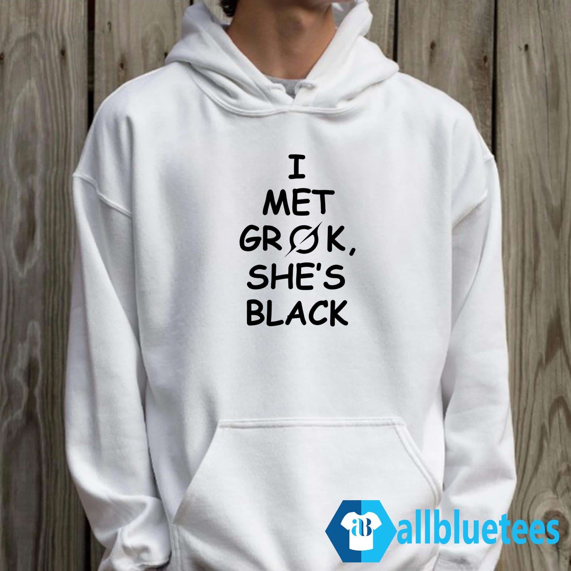 I Met Grok She’s Black Shirt