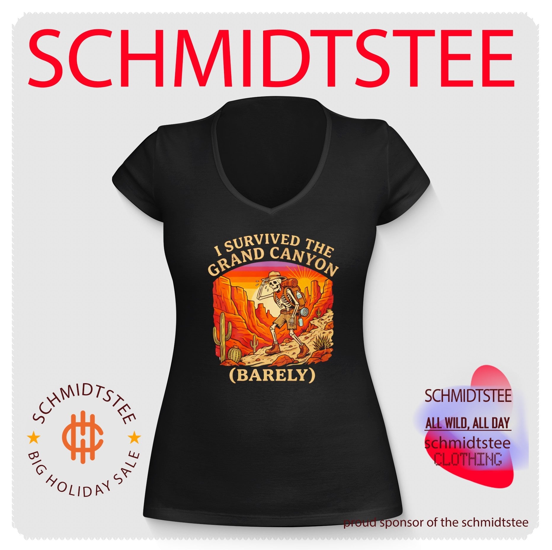 I Survived The Grand Canyon Barely Shirt