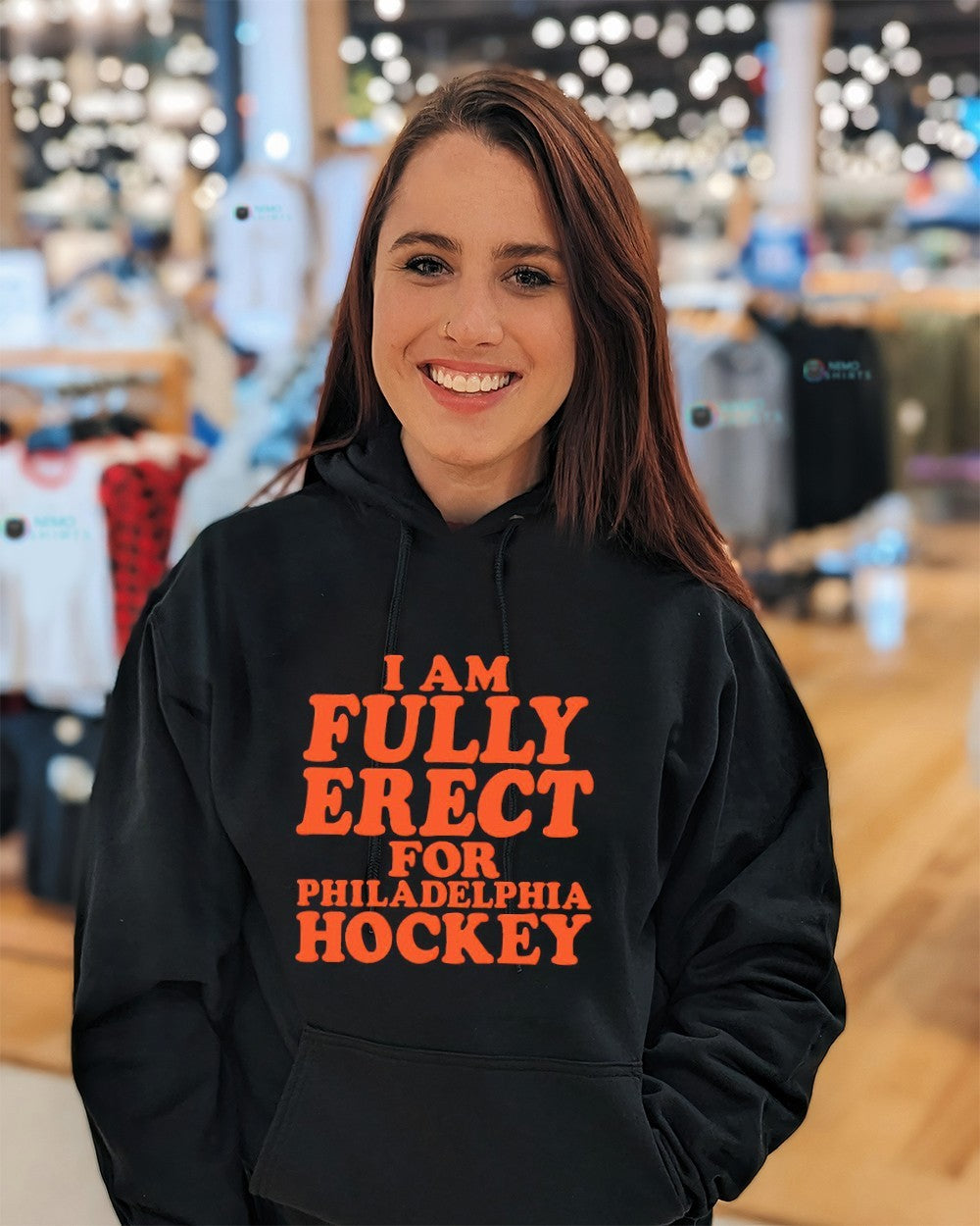 I am fully erect for Philadelphia Flyers hockey shirt