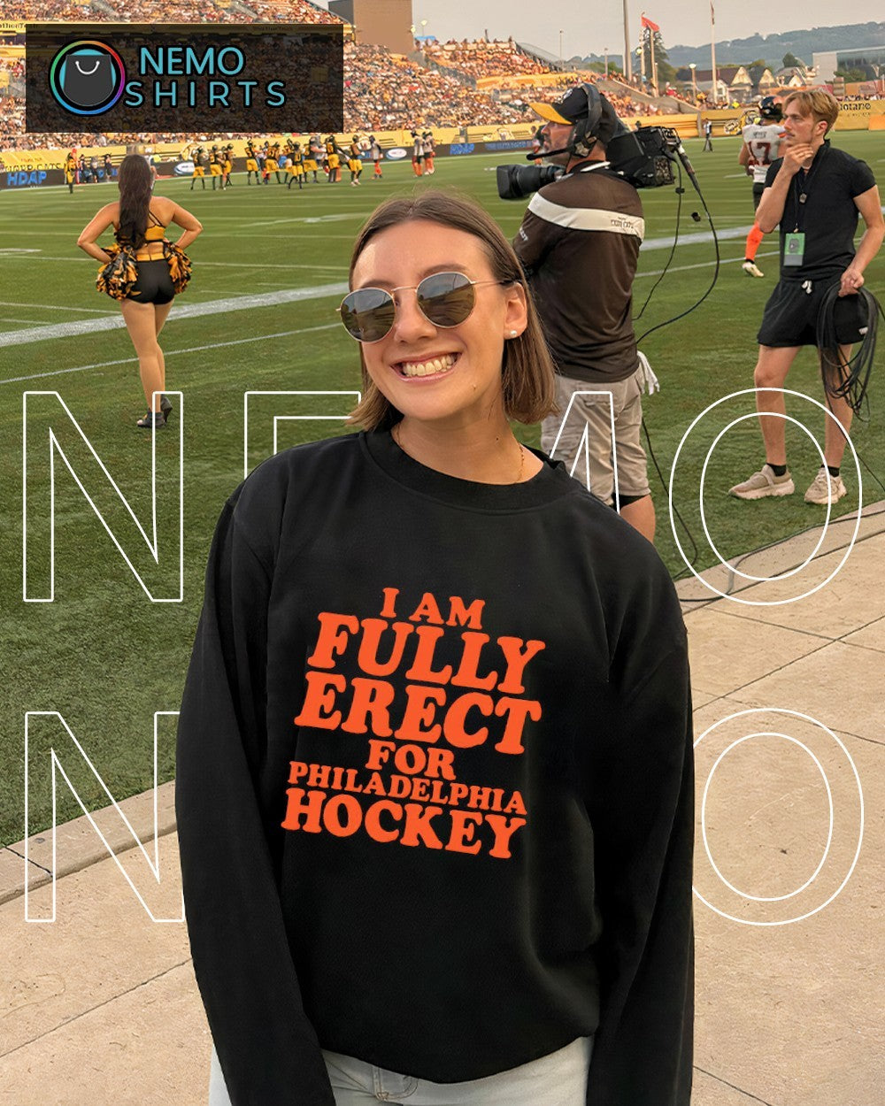 I am fully erect for Philadelphia Flyers hockey shirt