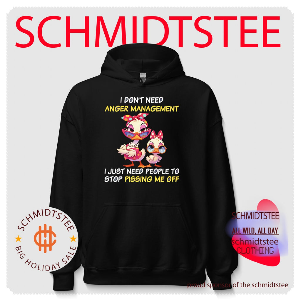 I don’t need anger management I just need people to stop pissing me off cartoon duck shirt
