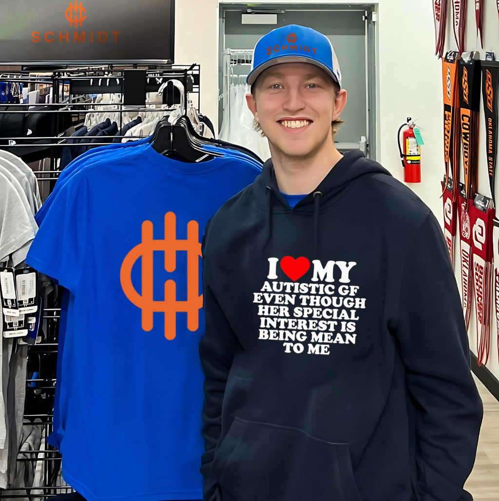 I love my autistic gf even though her special interest is being mean to shirt