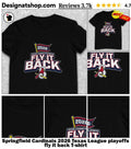 Springfield Cardinals 2026 Texas League playoffs fly it back shirt