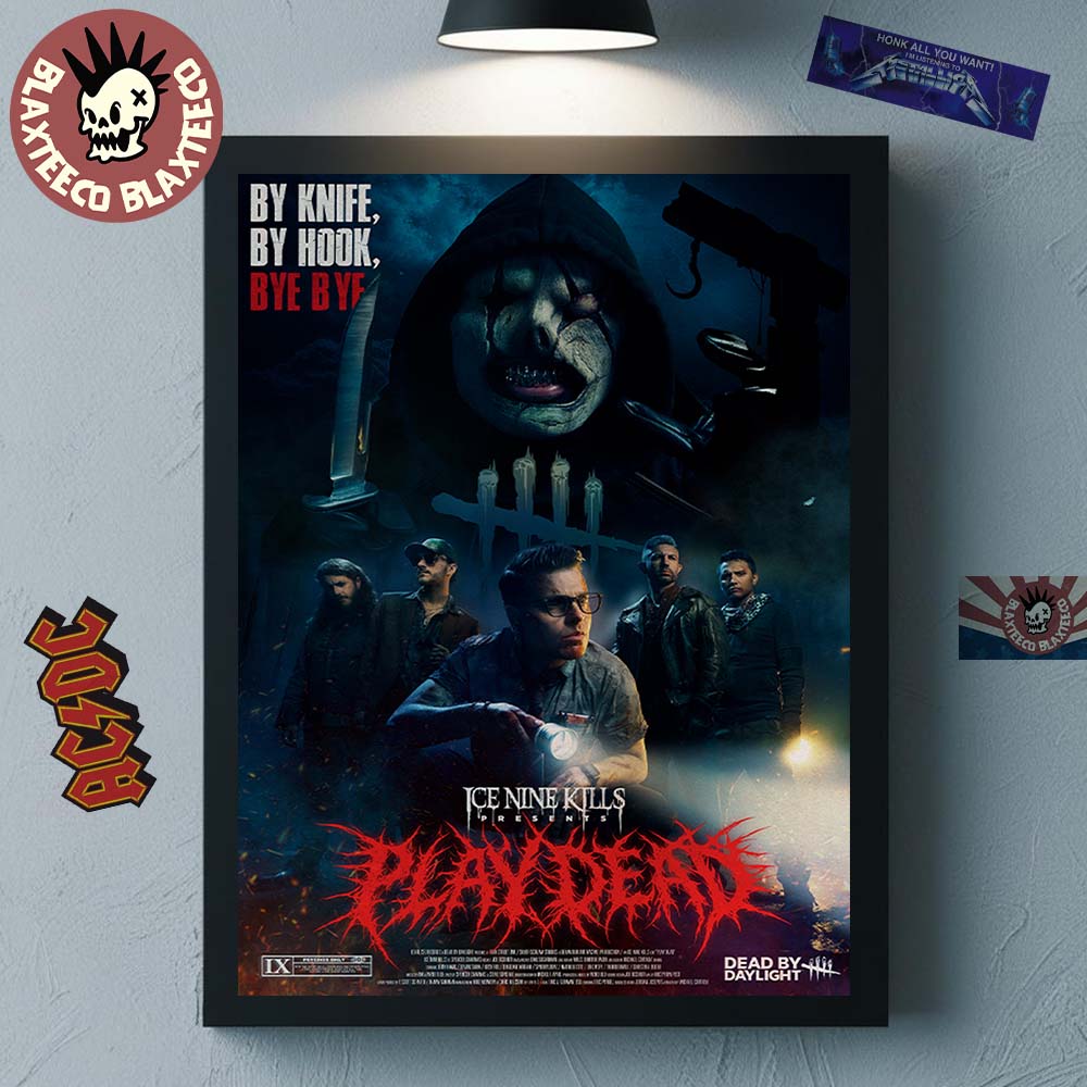 Ice Nine Kills X Dead By Daylight Play Dead Merch Into The Fog Poster