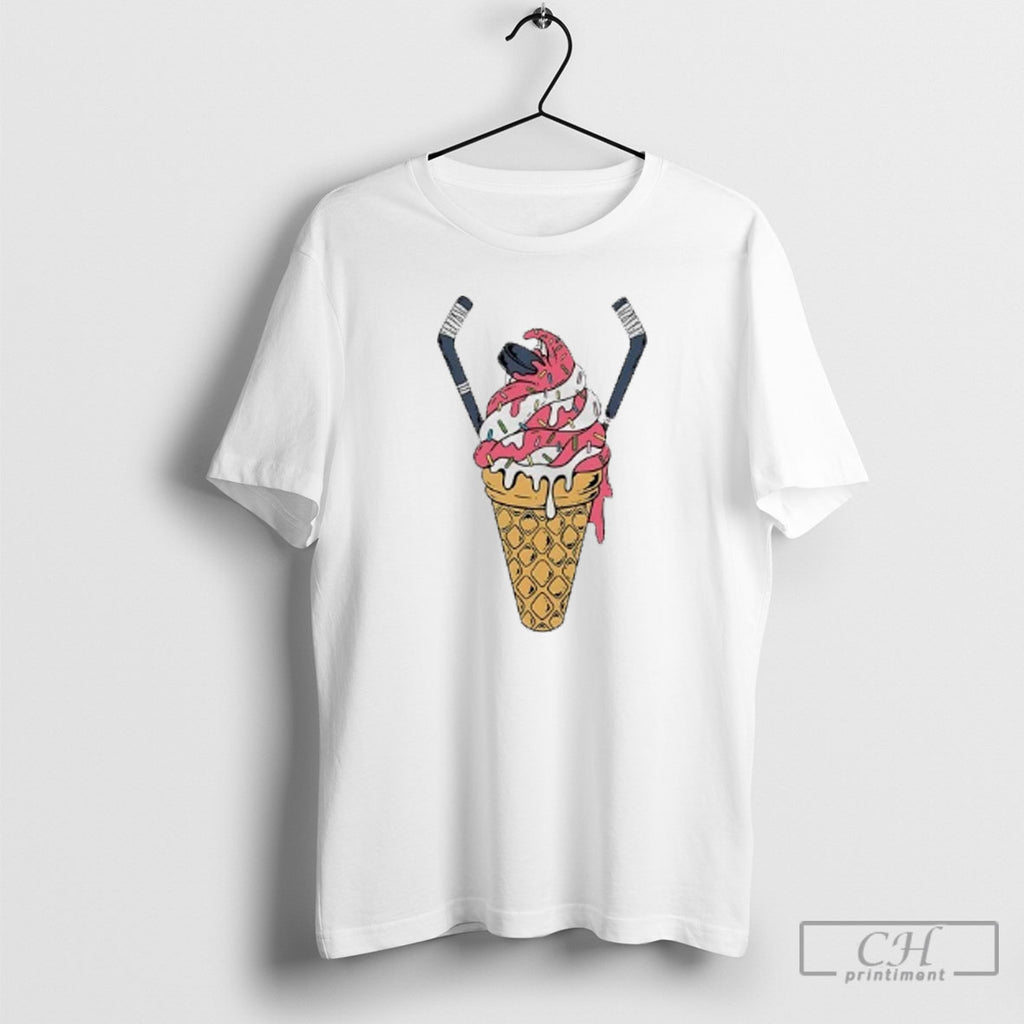 Ice Cream Cone Hockey Shirt Sweater