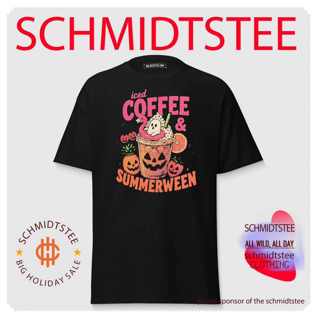 Iced Coffee and Summerween with Spooky Tropical Fruit shirt