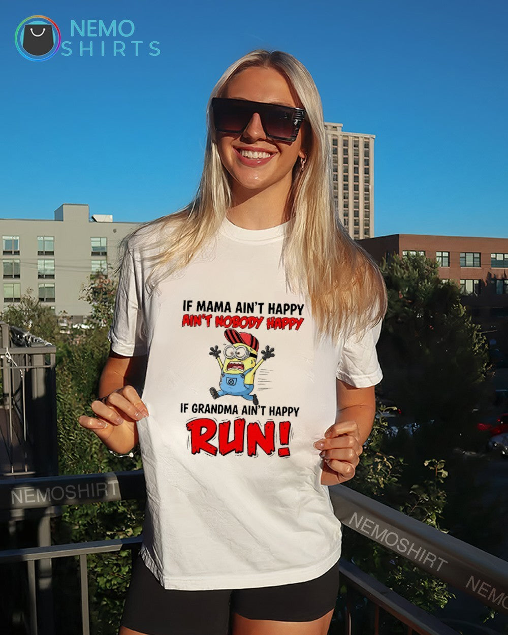 If mama ain’t happy ain’t nobody happy Minion shirt
