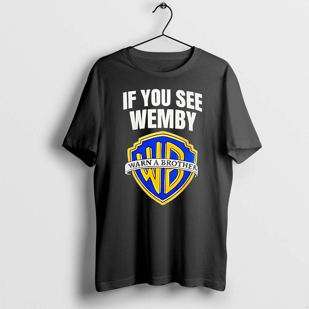 If You See Wemby Warn A Brother Spurs Tshirts Sweater Hoodie Jpg