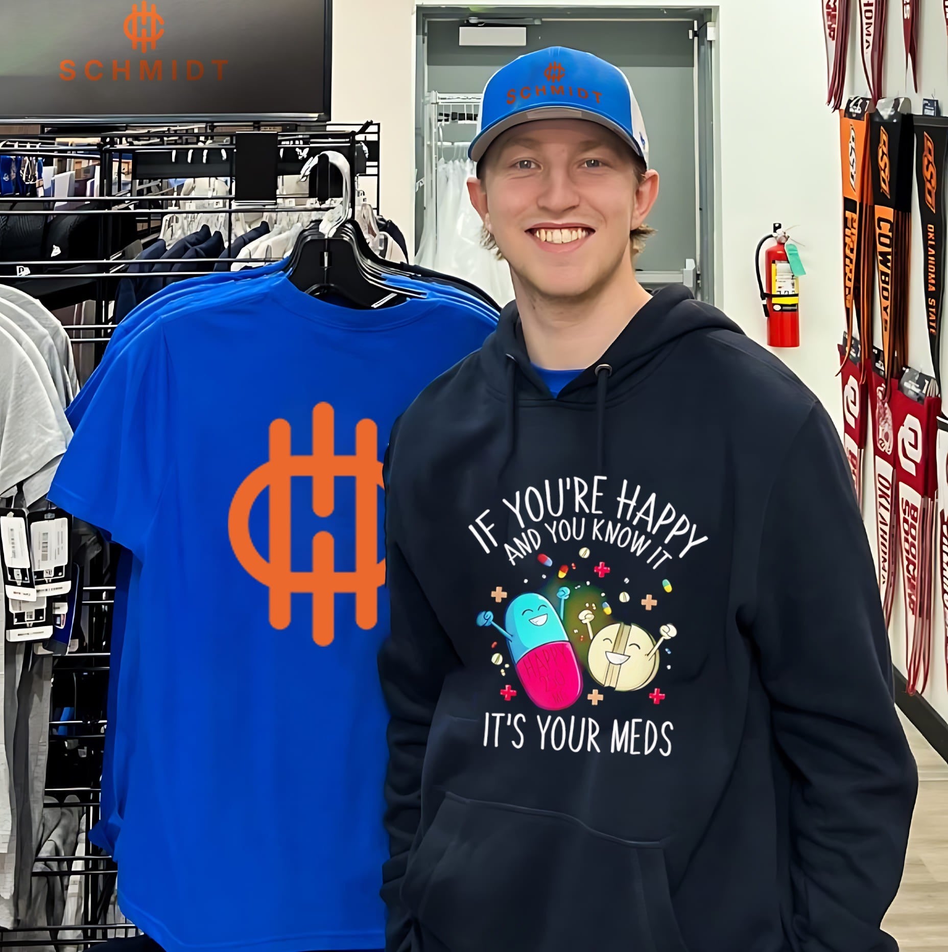 If you’re happy and you know it it’s your meds graphic shirt