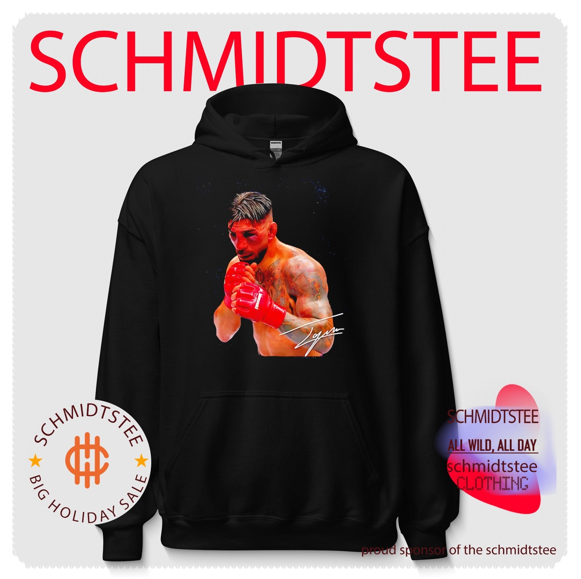 Ilia Topuria UFC portrait signature shirt