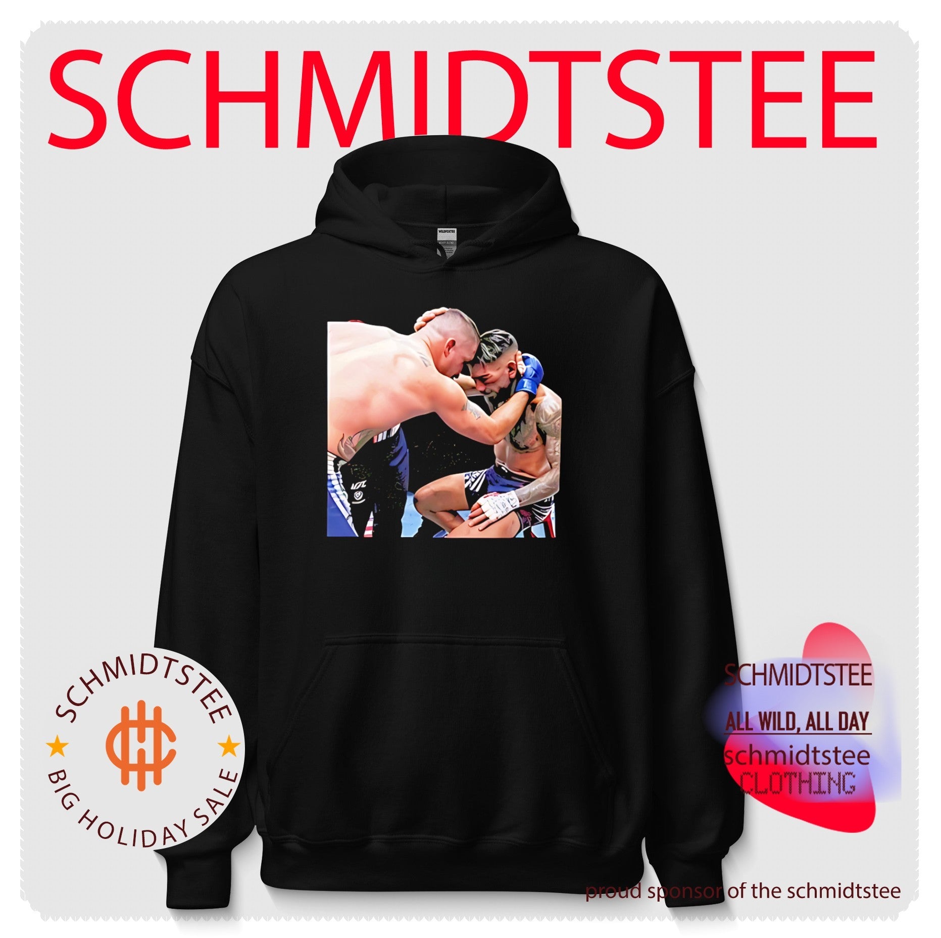 Ilia Topuria and Justin Gaethje 2026 moment shirt