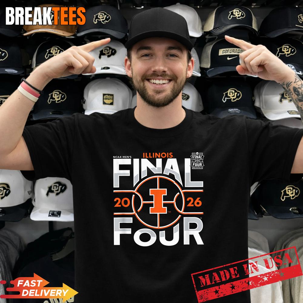 Illinois Illini Final Four 2026 Men’s March Madness Vibes T-Shirt