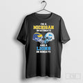 Im A Michigan Wolverines On Saturdays And A Detroit Lions On Sundays Helmet Shirt Tee