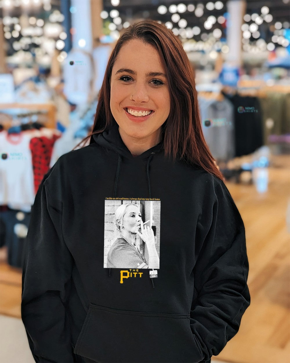I’m like an old trail horse I always find my way back home the Pitt shirt