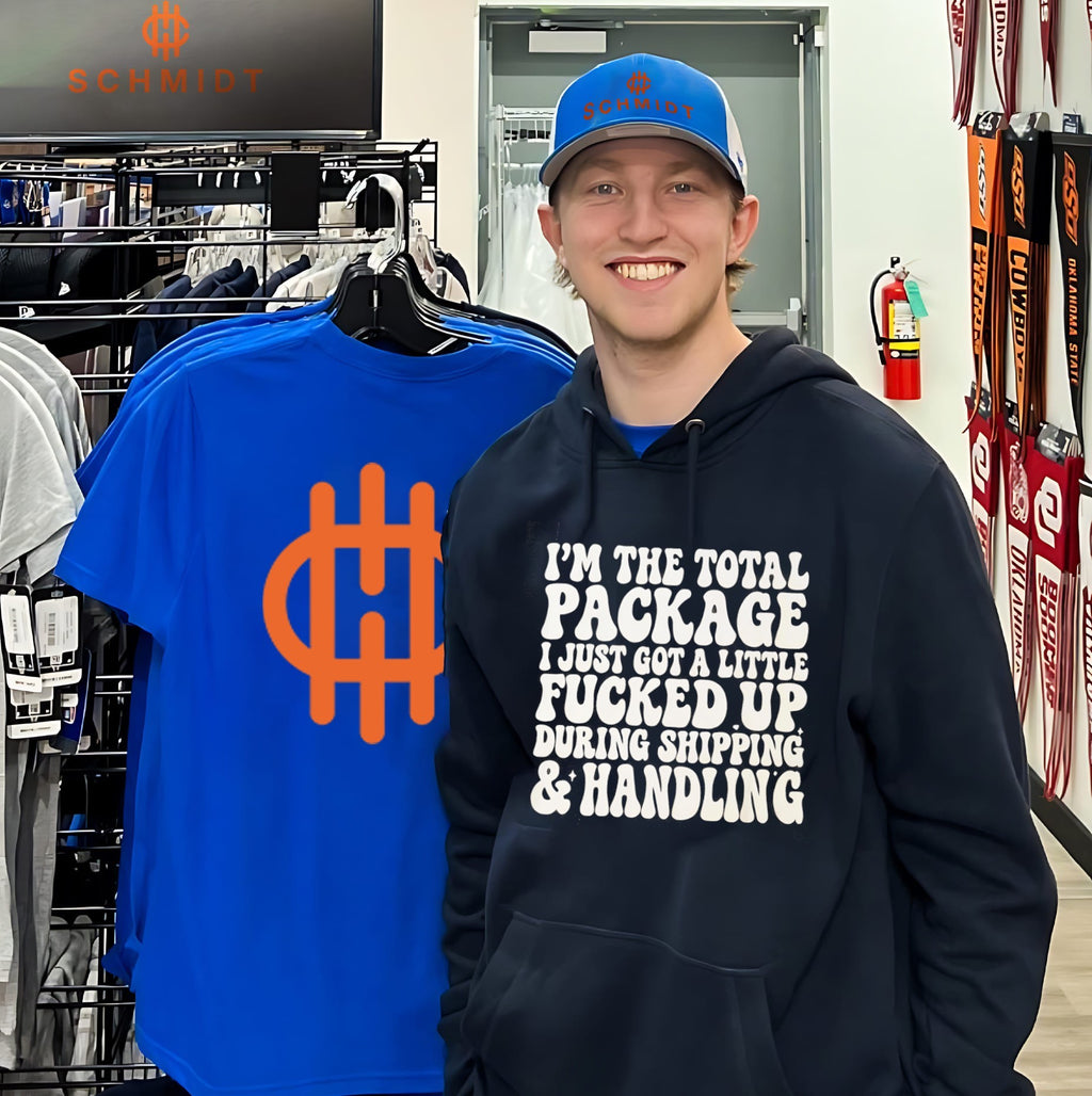 I’m the total package I just got a little fucked up during shipping and handling shirt
