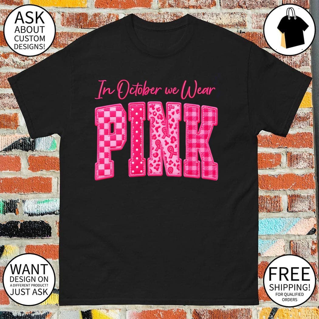 In October We Wear Pink Warriors shirt