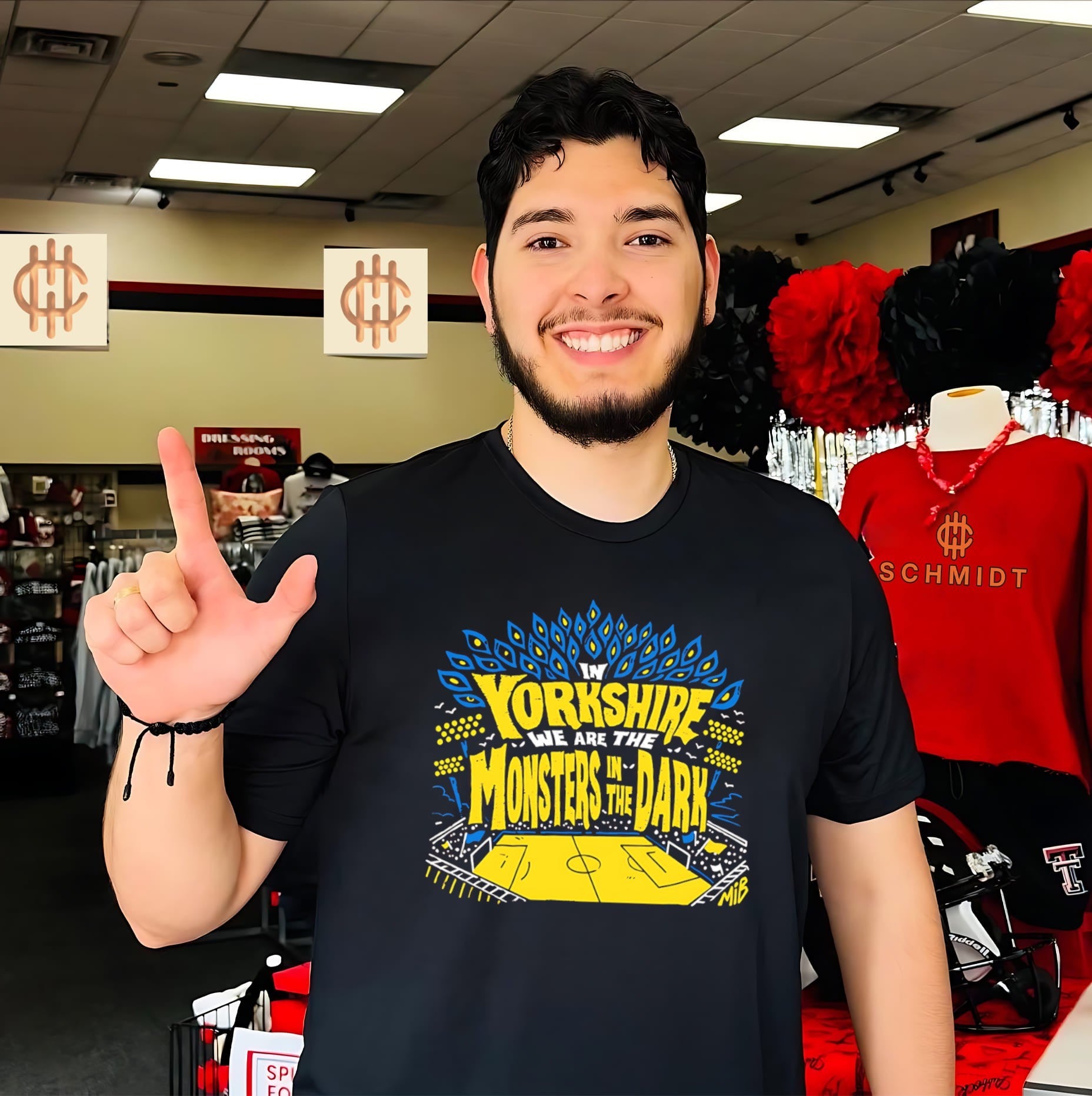 In Yorkshire We Are the Monsters in the Dark Soccer shirt