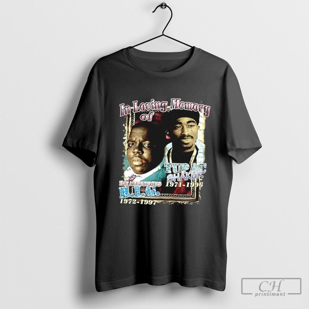 In Loving Memory Of Tupac Shakur The Notorious Big Vintage Shirt Sweater