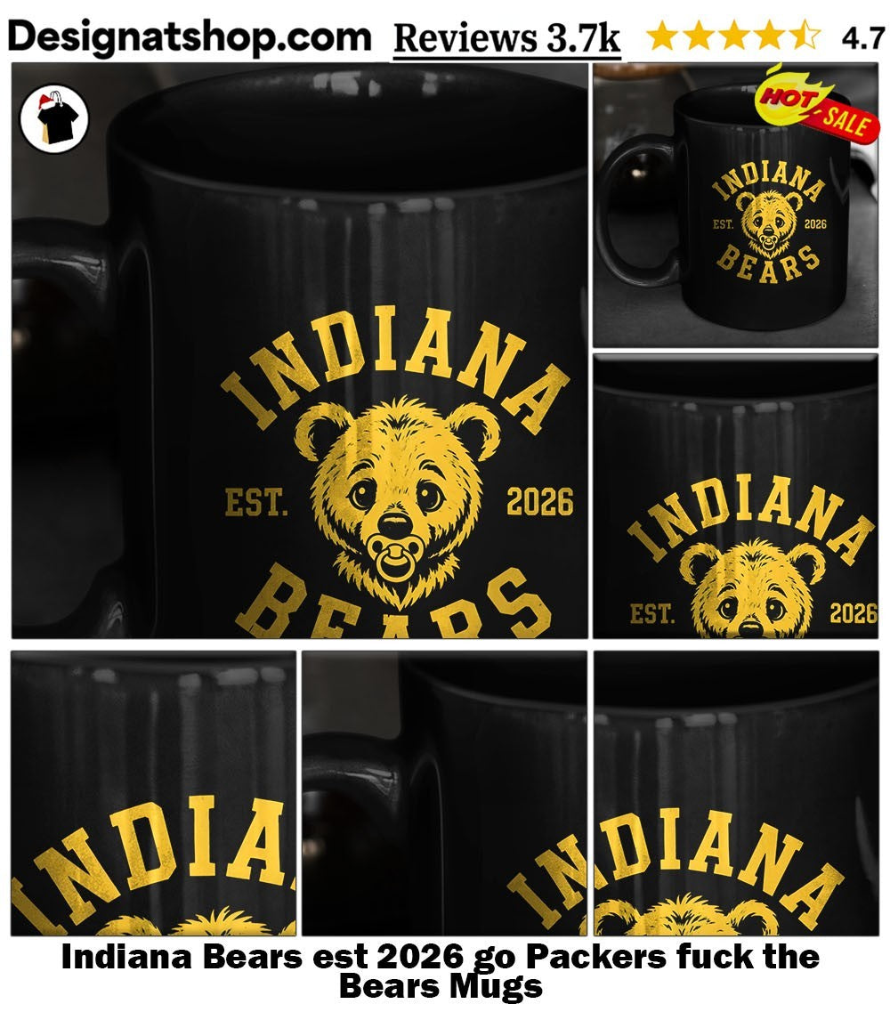 Indiana Bears est 2026 go Packers fuck the Bears shirt