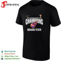 Indiana Fever 2025 Commissioner’s Cup champions shirt