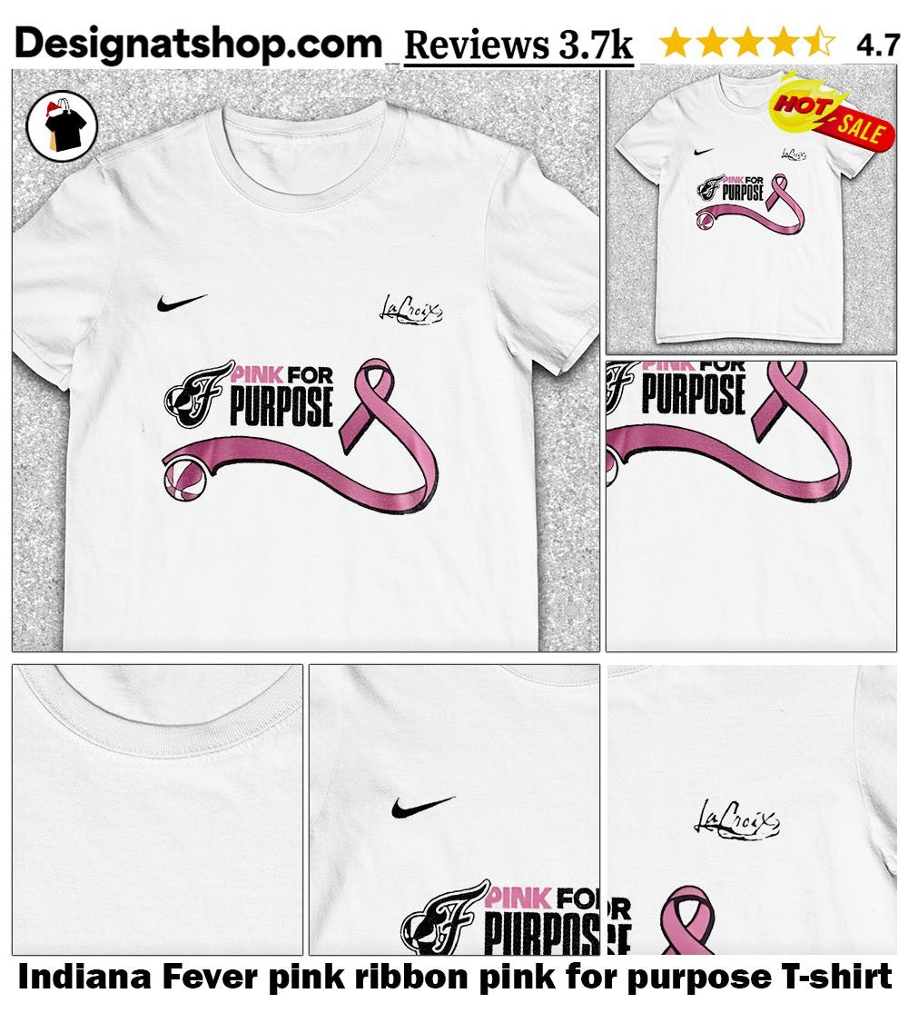Indiana Fever pink ribbon pink for purpose shirt