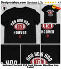 Indiana Football #10 Josh Hoover Hoo Hoo Hoo shirt