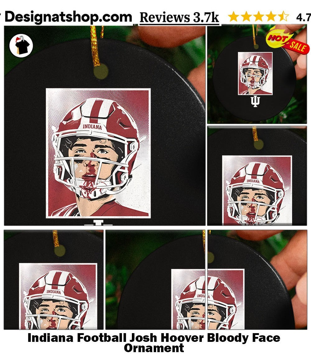 Indiana Football Josh Hoover Bloody Face shirt