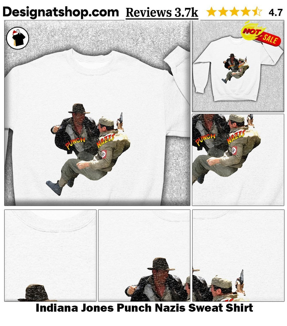 Indiana Jones Punch Nazis shirt