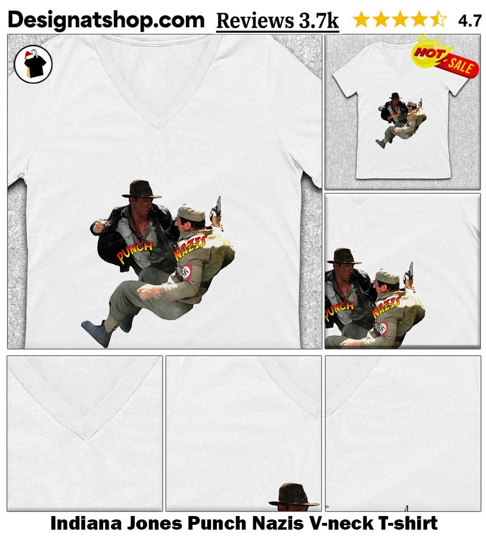 Indiana Jones Punch Nazis shirt