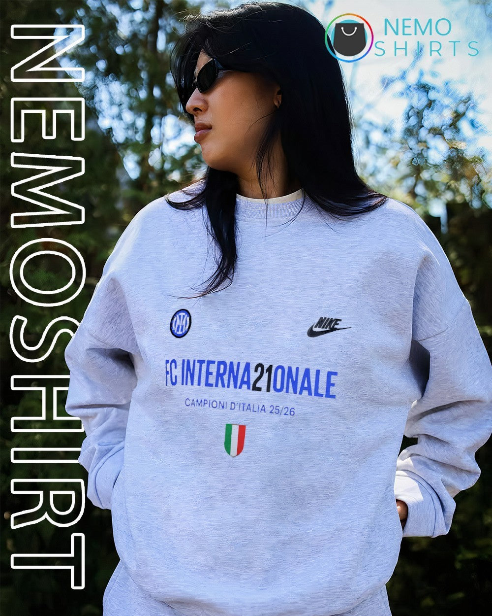 Inter Milan FC Interna21onale campioni D’Italia 25 26 shirt