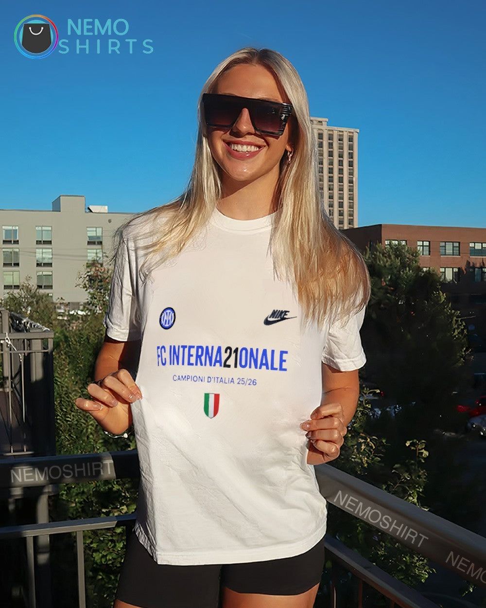 Inter Milan FC Interna21onale campioni D’Italia 25 26 shirt
