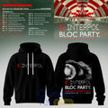 Interpol x Bloc Party UK & EU Tour 2026 Black Hoodie