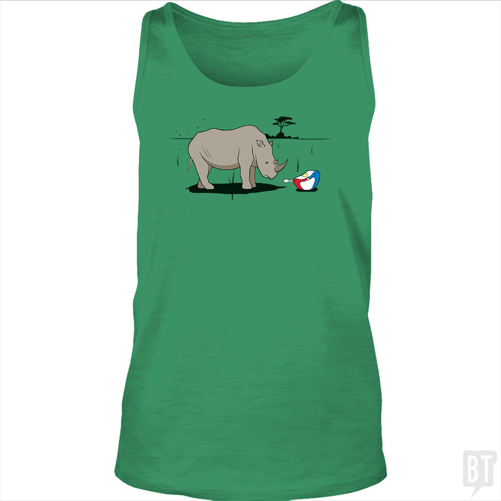 Sad Rhino Tank Top
