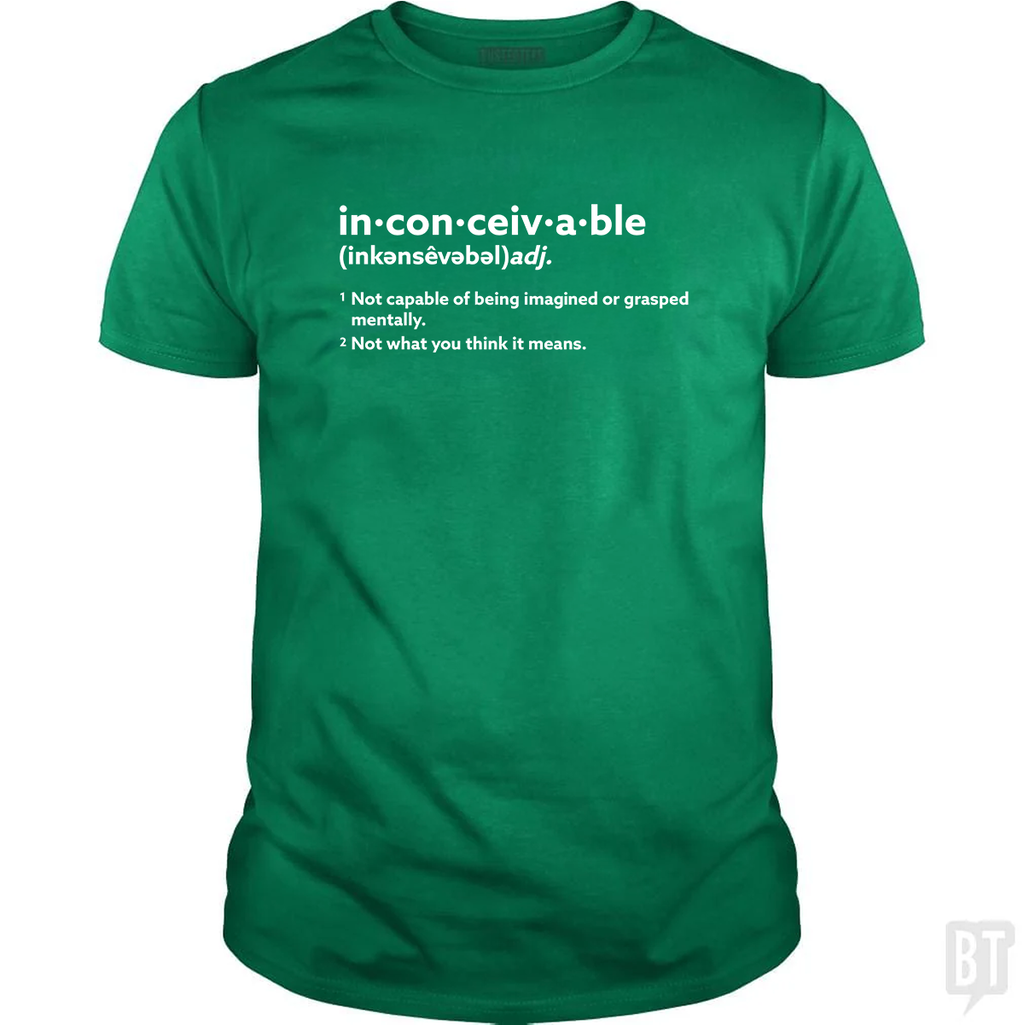 Inconceivable Definition