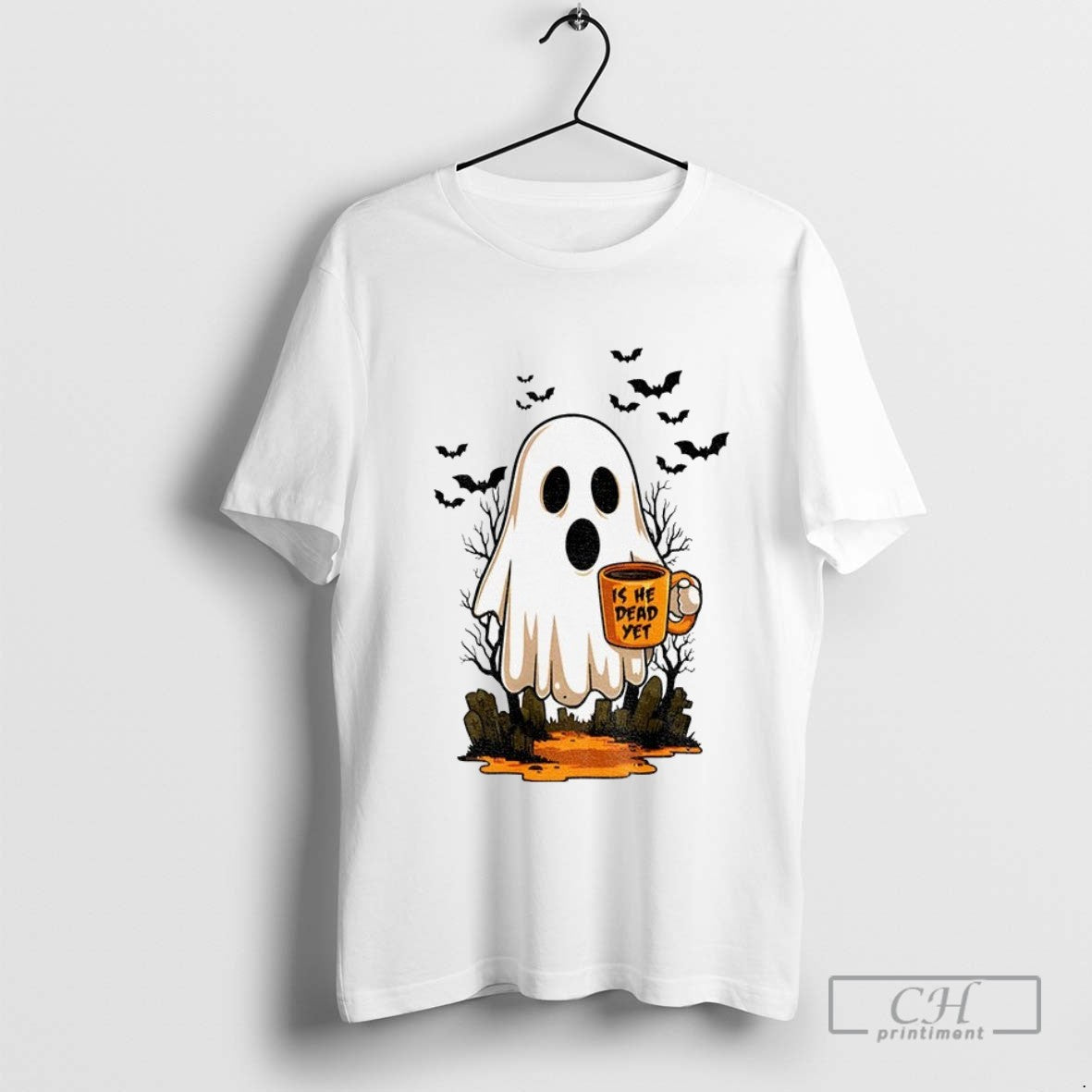 Is He Dead Yet Ghost Subtle Fdt Halloween