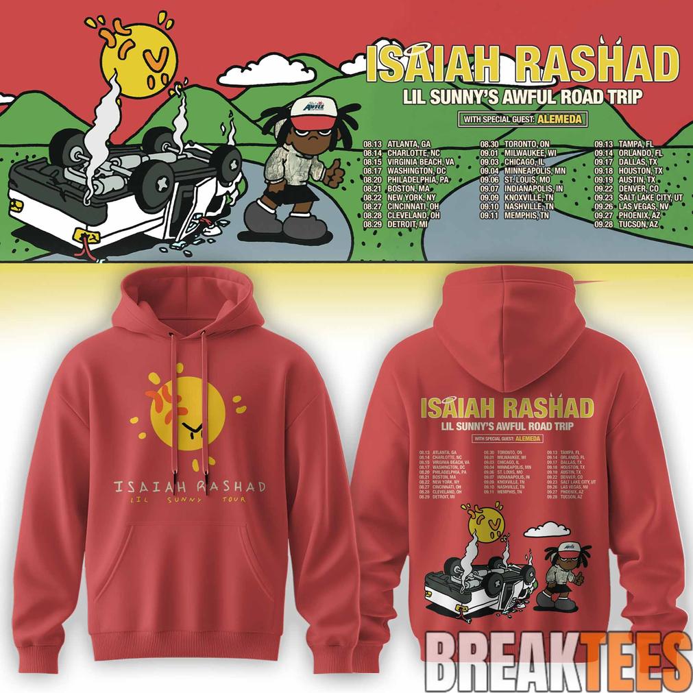 Isaiah Rashad Lil Sunny’s Awful Road Trip Tour Hoodie