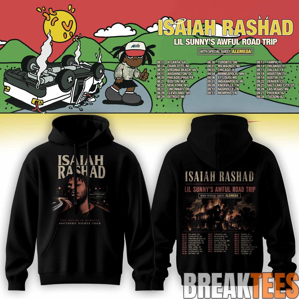 Isaiah Rashad Lil Sunny’s Awful Road Trip Tour Hoodie