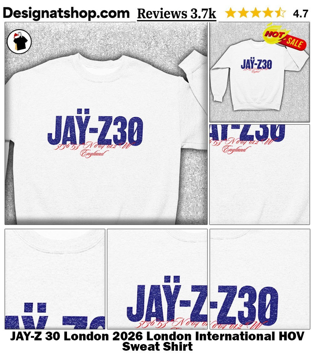JAY-Z 30 London 2026 London International HOV shirt